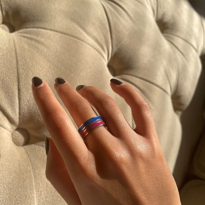 Pride Stripe Band Ring