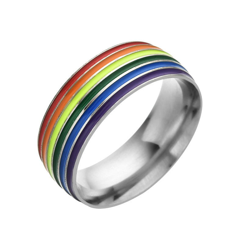 Pride Stripe Band Ring