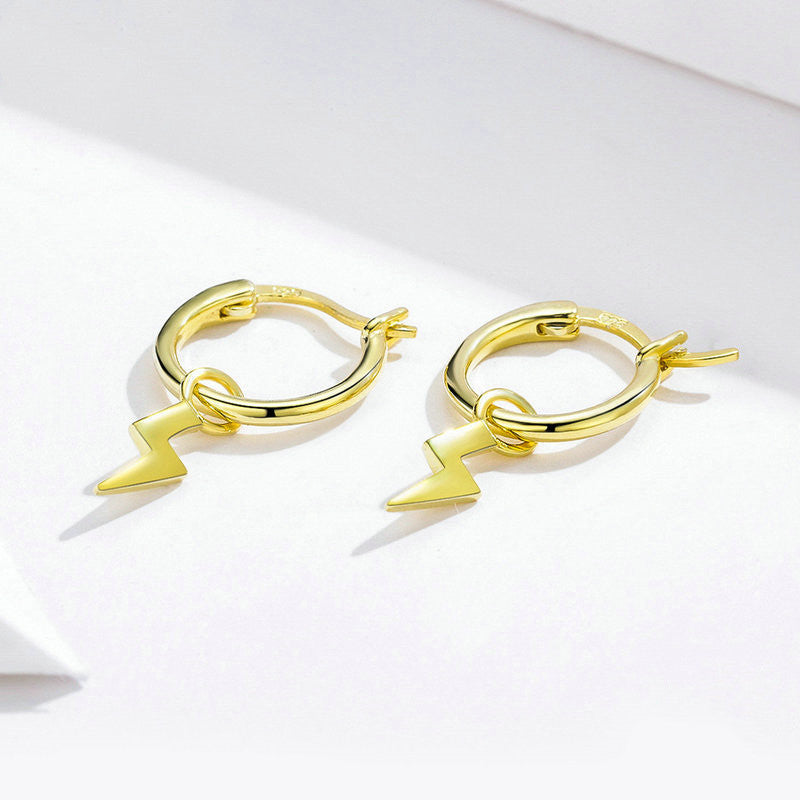 Electric Spark Lightning Earrings