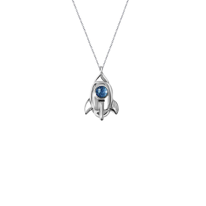 925 Sterling Silver Aviation Series Astronaut Spaceship Planet