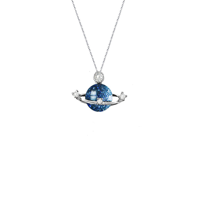 925 Sterling Silver Aviation Series Astronaut Spaceship Planet