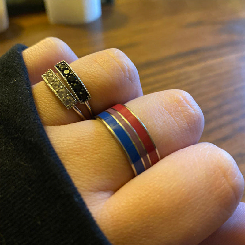 Pride Stripe Band Ring