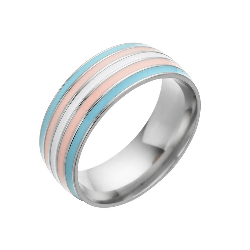 Pride Stripe Band Ring