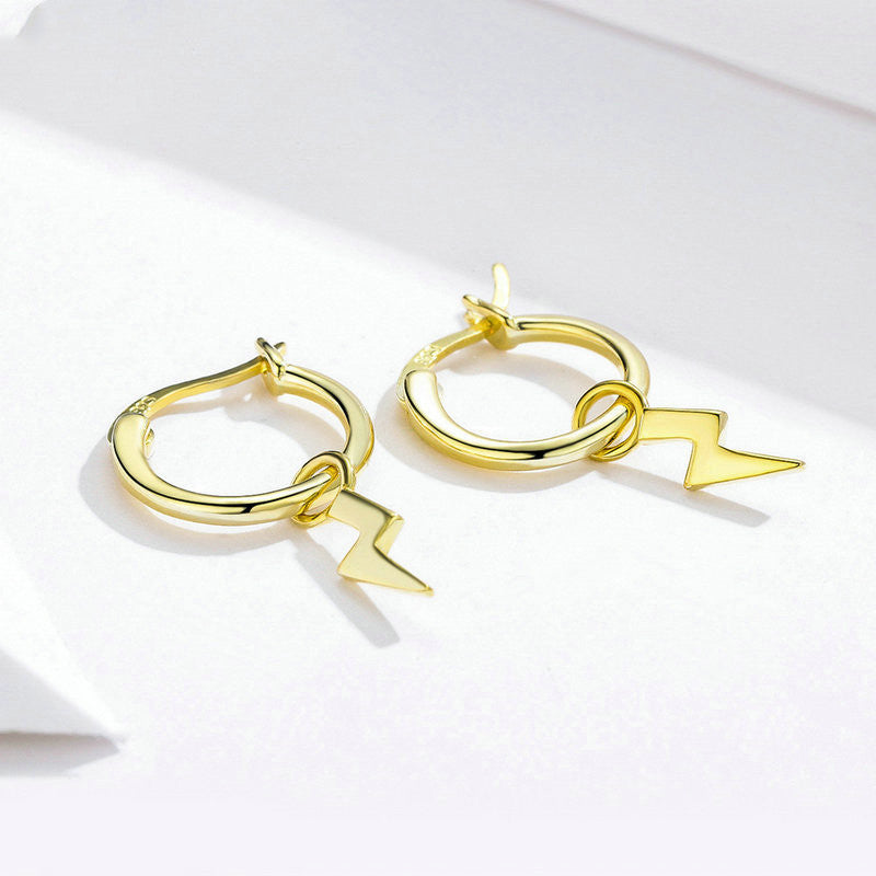 Electric Spark Lightning Earrings