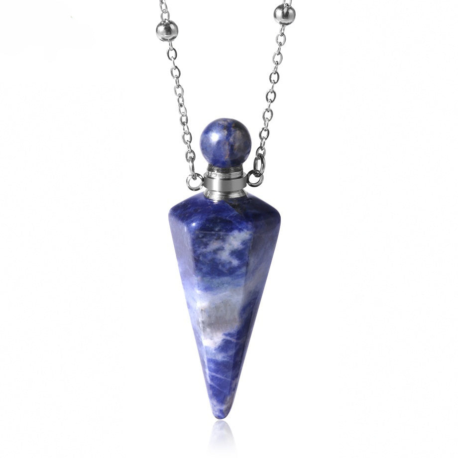 Crystal Essential Oil Diffuser Necklace