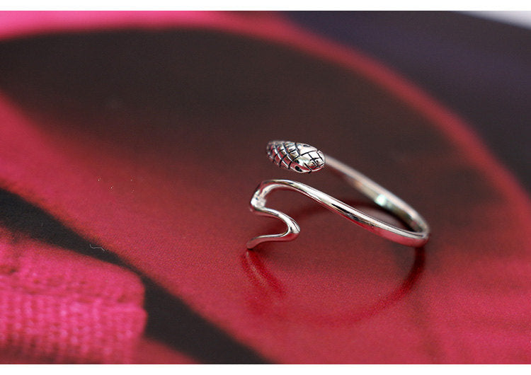 925 Sterling Silver Small Snake Rings
