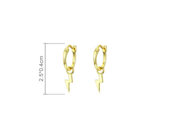 Electric Spark Lightning Earrings