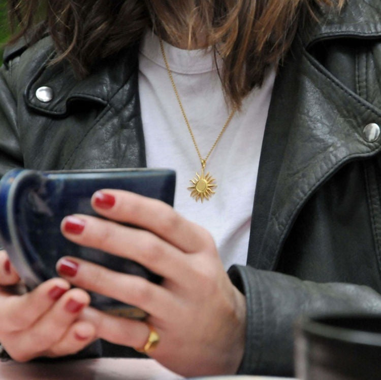 Sunburst Pendant Necklace