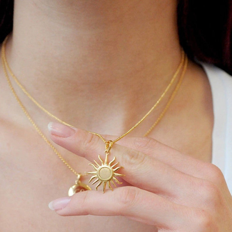 Sunburst Pendant Necklace