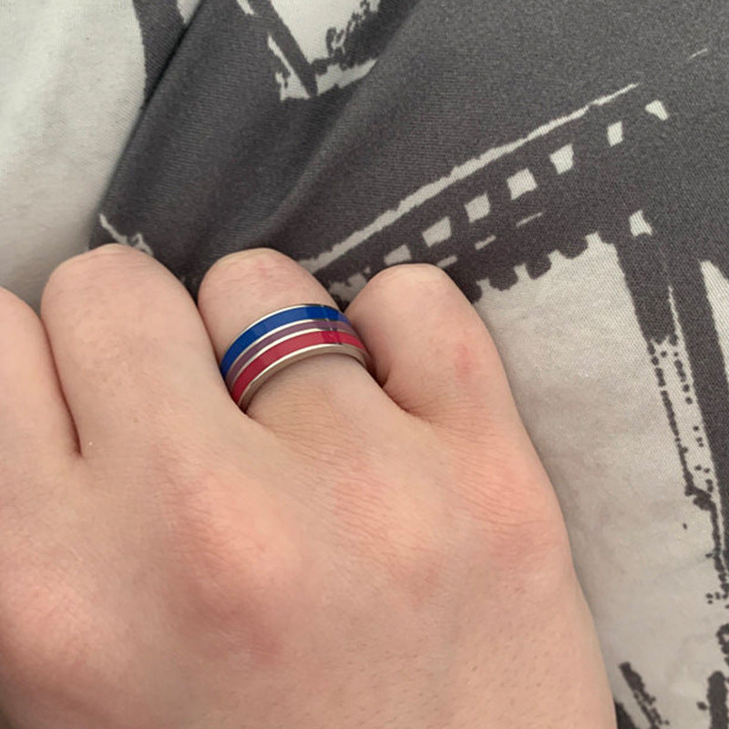 Pride Stripe Band Ring